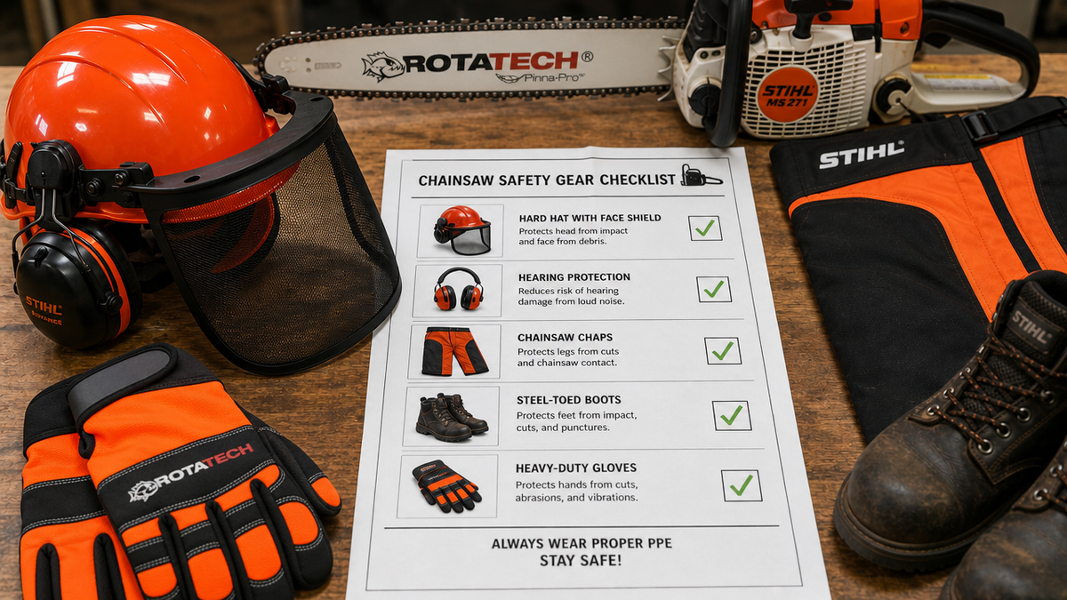 Chainsaw Safety Gear: Essential PPE Checklist for Profession