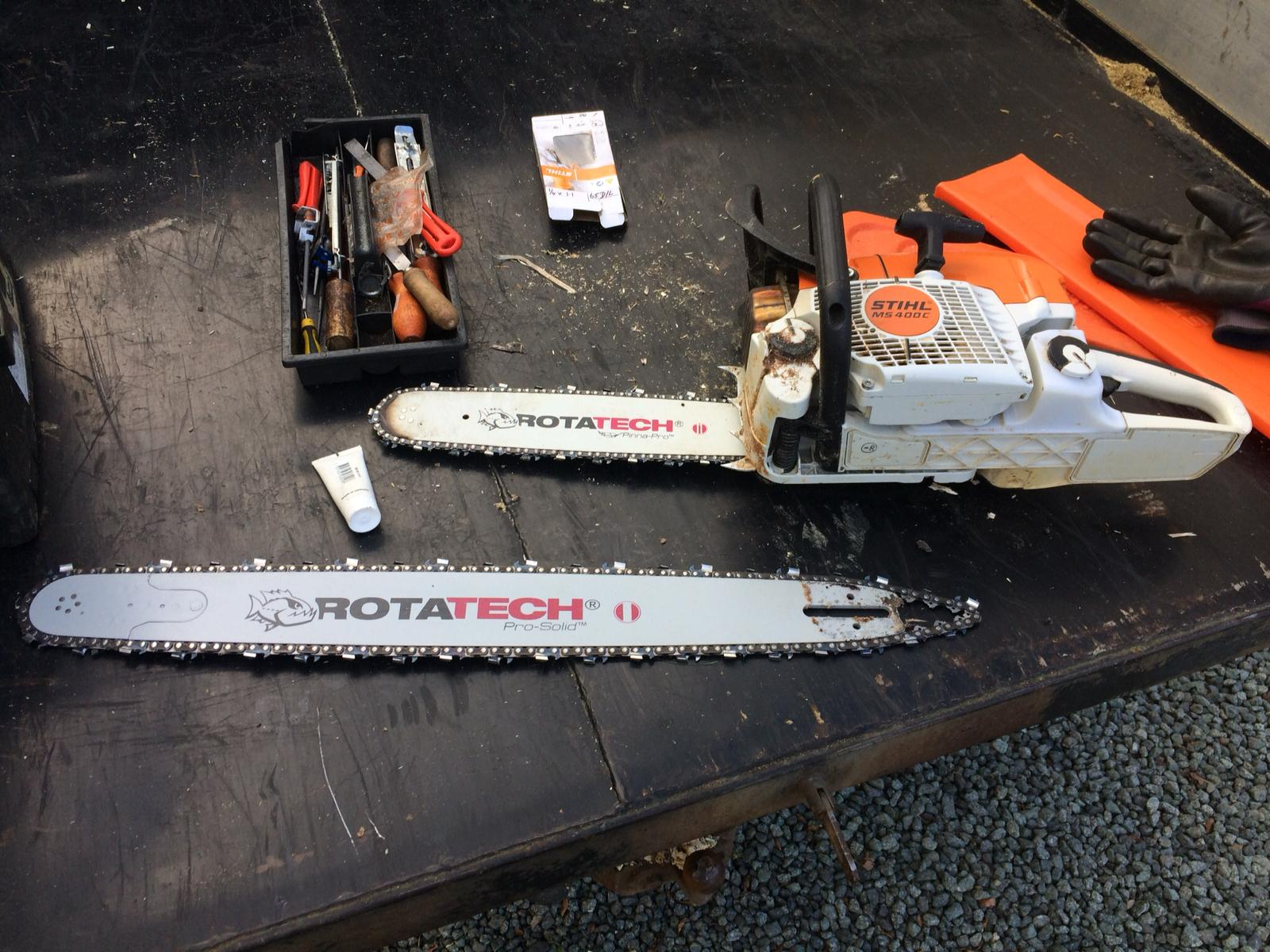 Chainsaw Bar Replacement & Maintenance