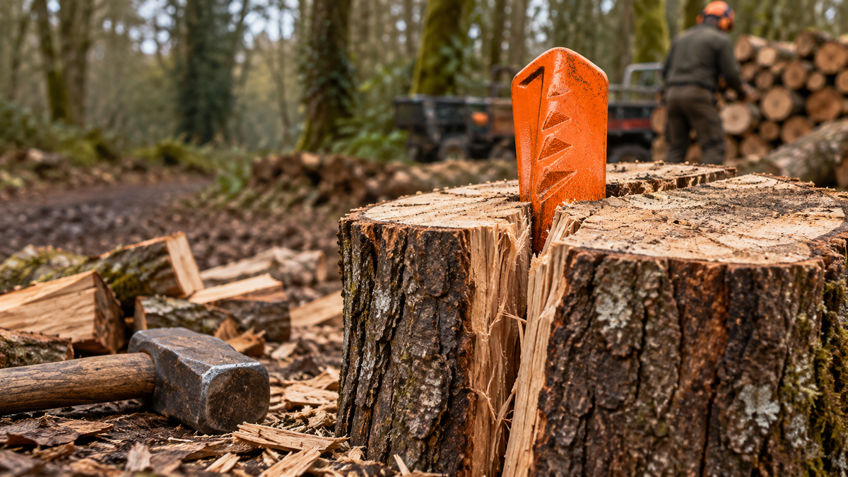 Log Splitting Wedges