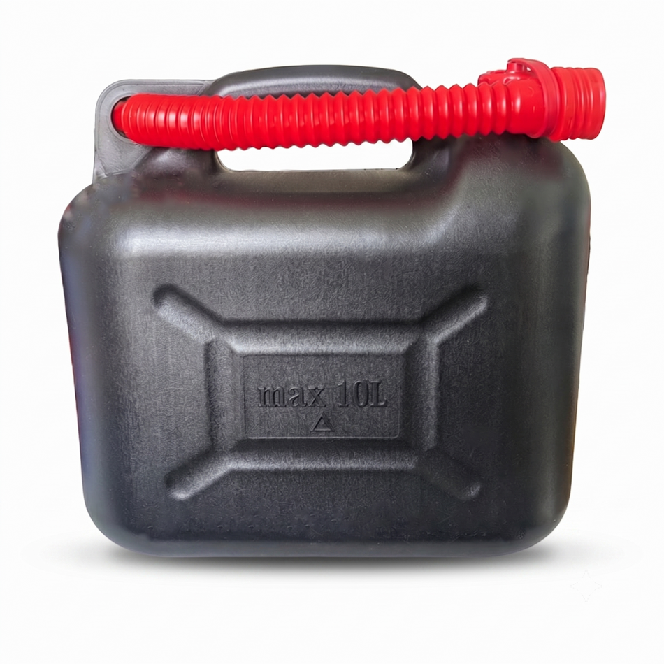 10 Litre Black Fuel Can Rotatech