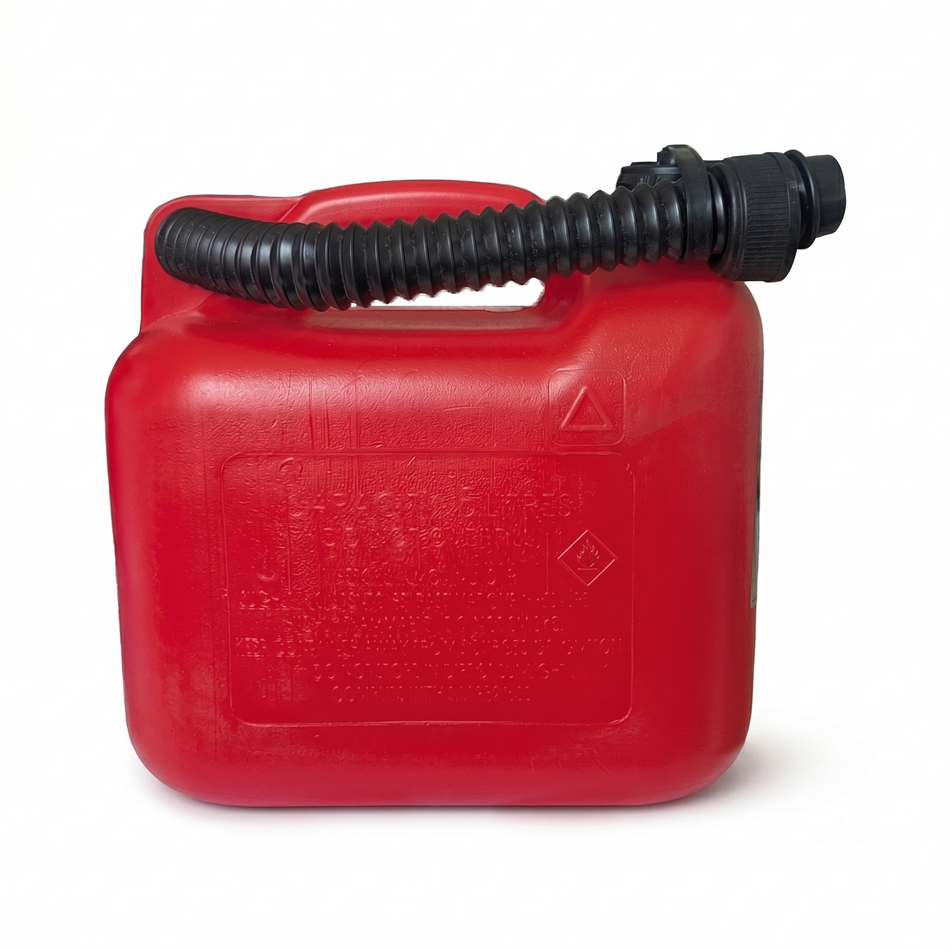5 Litre Red Fuel Can Rotatech