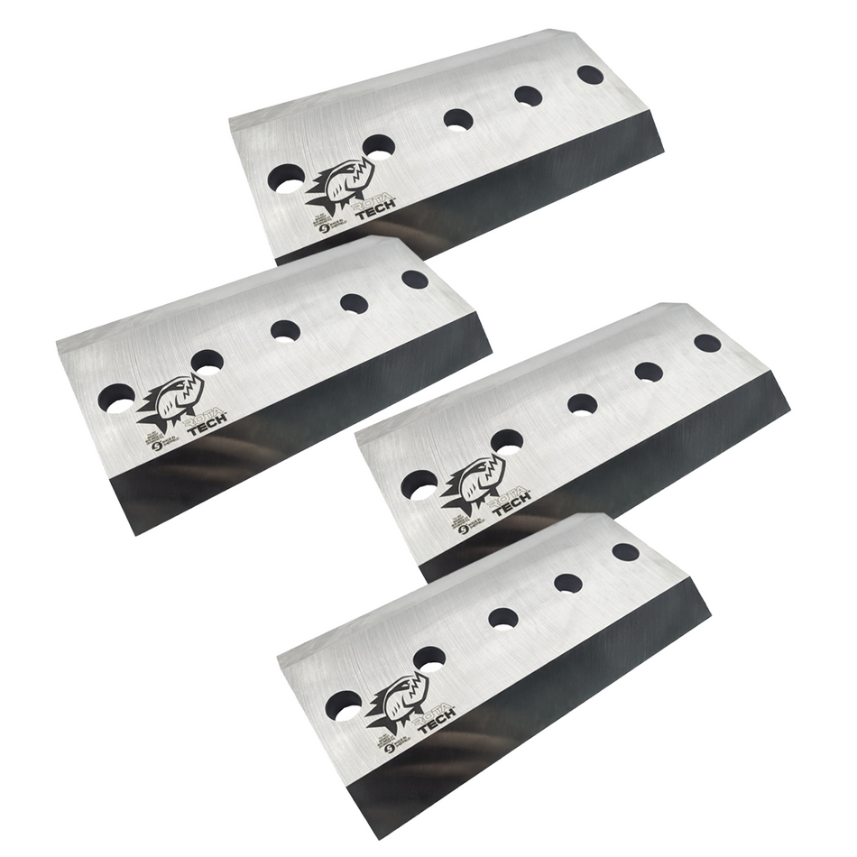 Rotatech Chipper Blades To Fit Bandit 1800A (Set of 4)