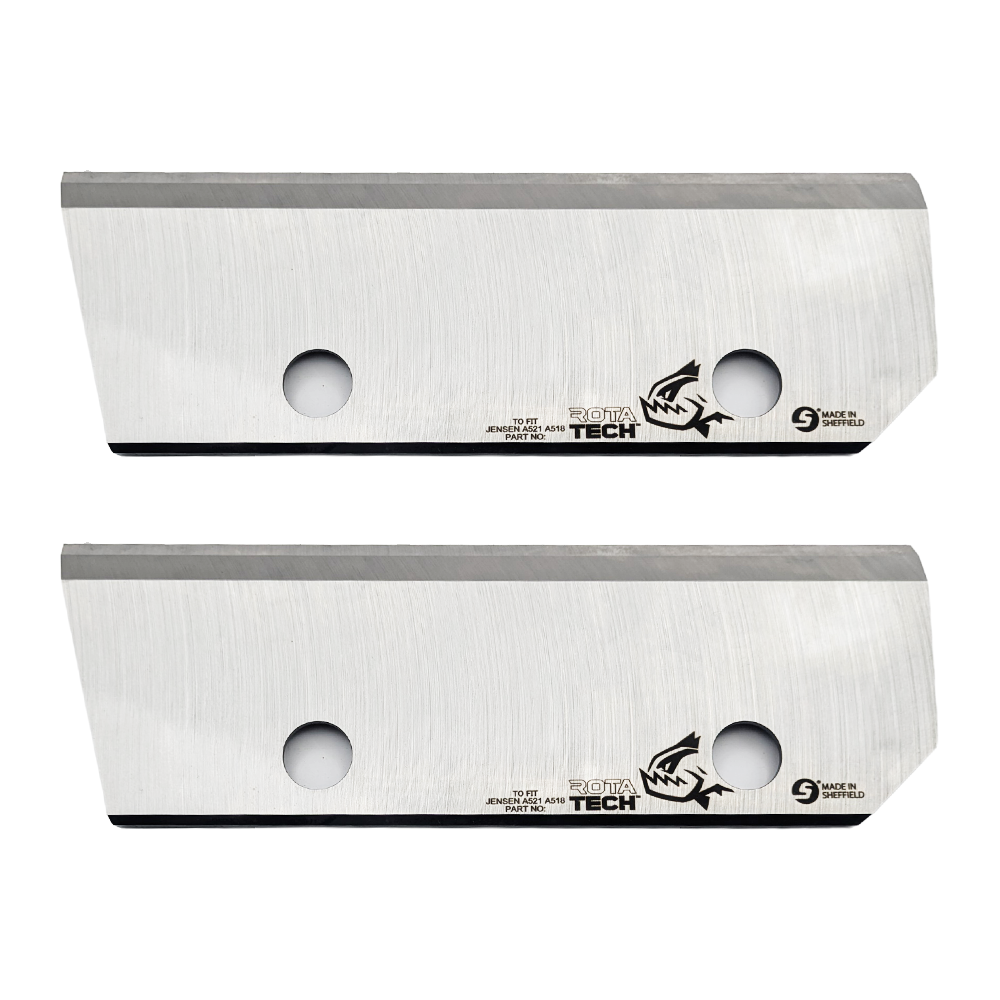Rotatech Chipper Blades To Fit Jensen A521 (9mm) Rotatech