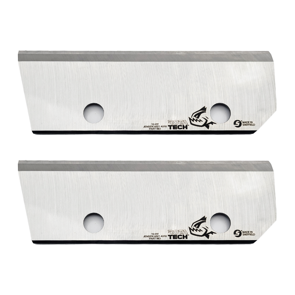 Rotatech Chipper Blades To Fit Jensen A521 (9mm) Rotatech
