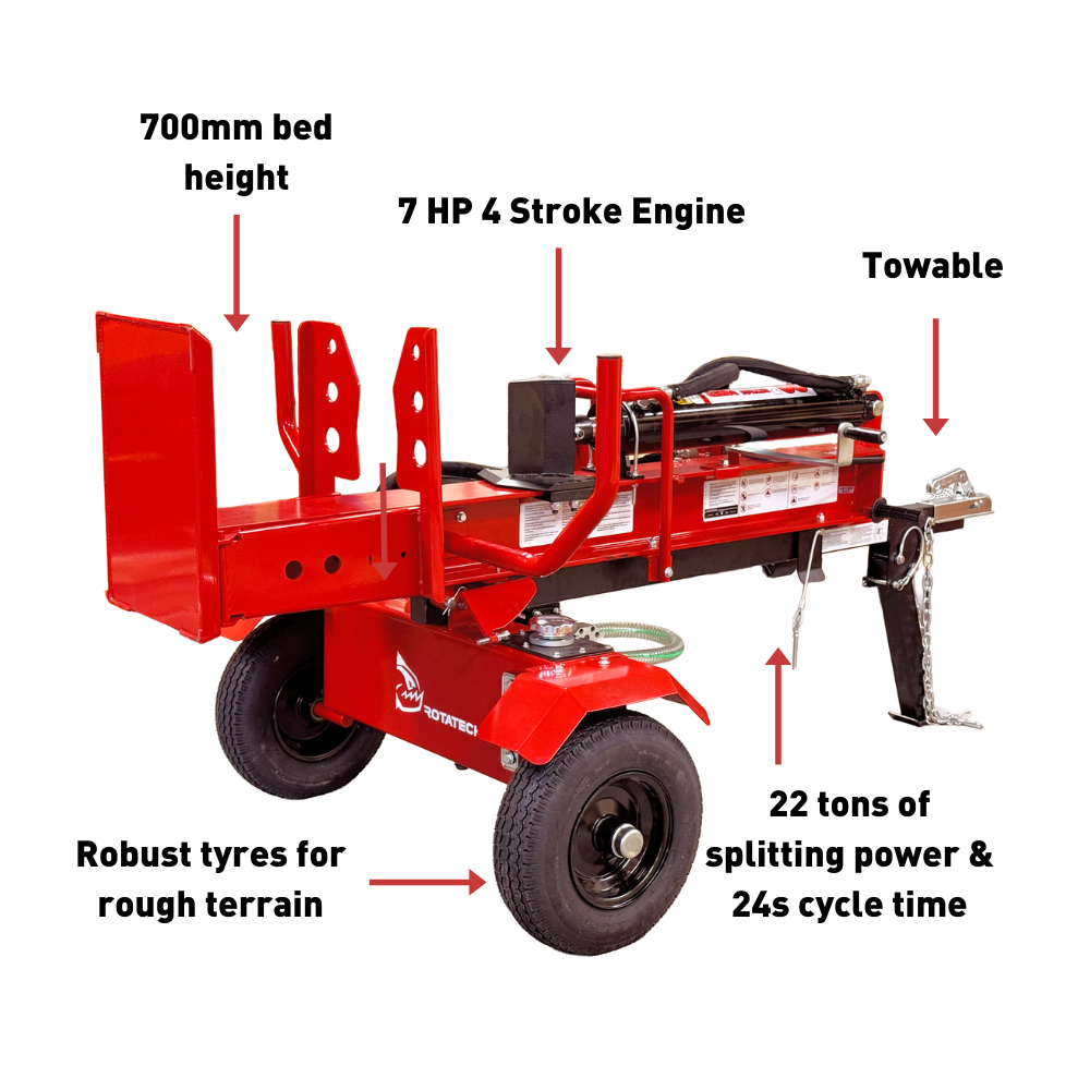 Rotatech 22T Log Splitter