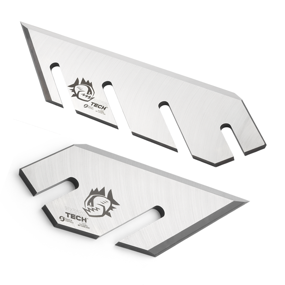 Rotatech Chipper Blades To Fit Schliesing 880 V Long & Short Set