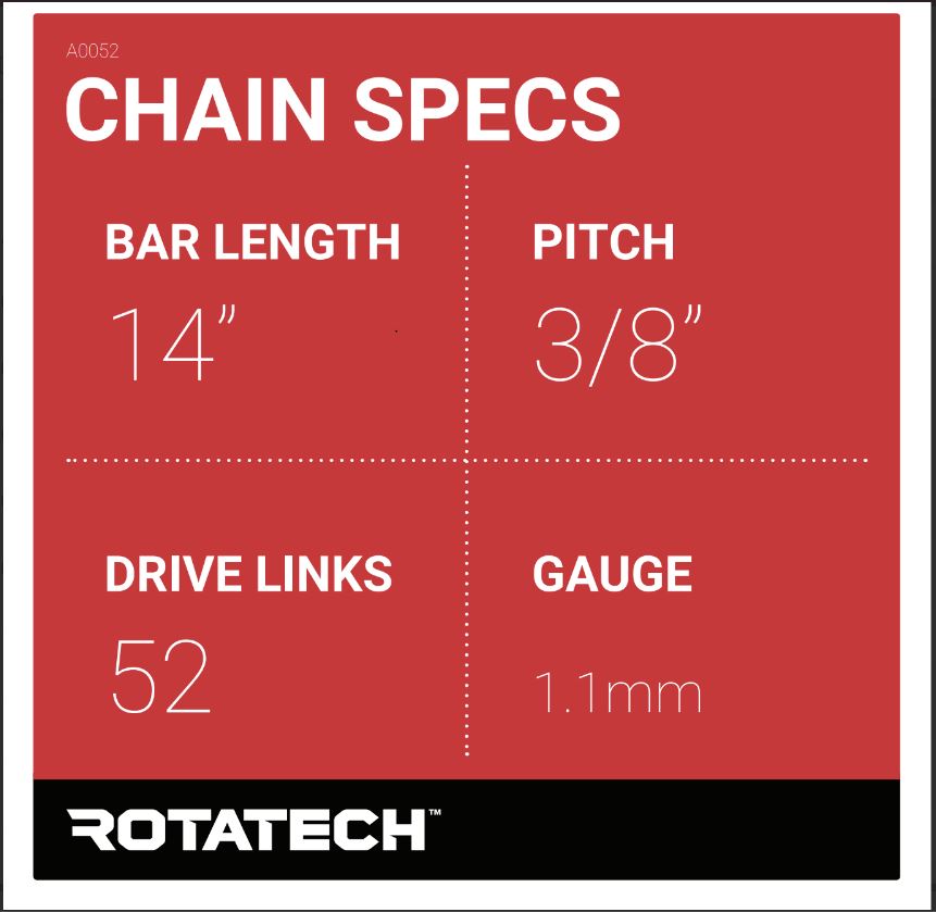 Rotatech Chain Specs