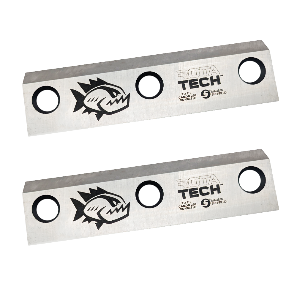 Rotatech Chipper Blades To Fit Camon 250 Rotatech