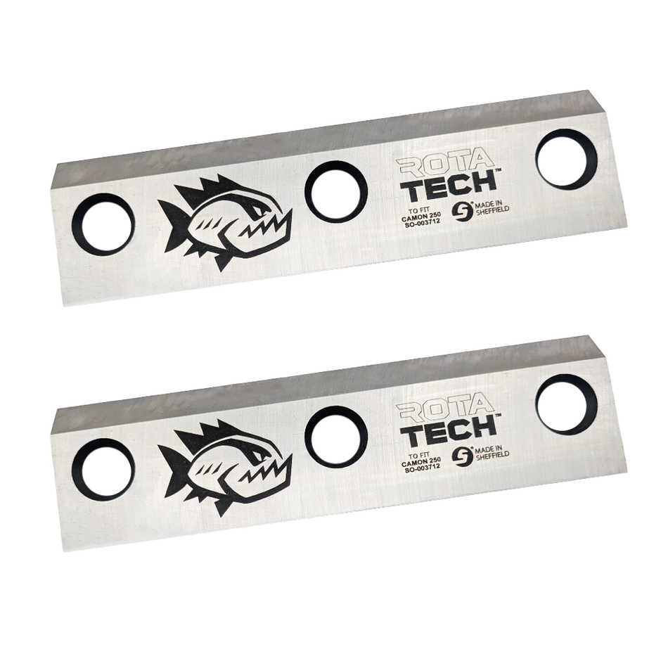 Rotatech Chipper Blades To Fit Camon 250 Rotatech