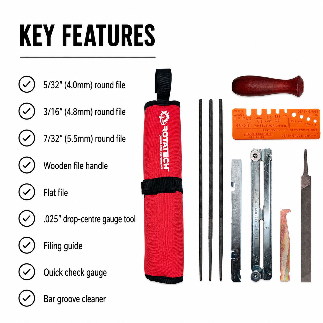 Rotatech Chainsaw PPE & Maintenance Kit Rotatech