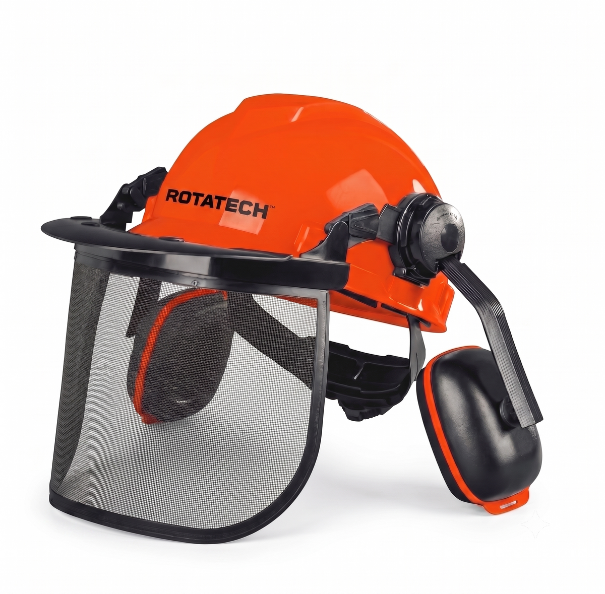 Rotatech Forestery Helmet with Ear Defenders & Visor Rotatech