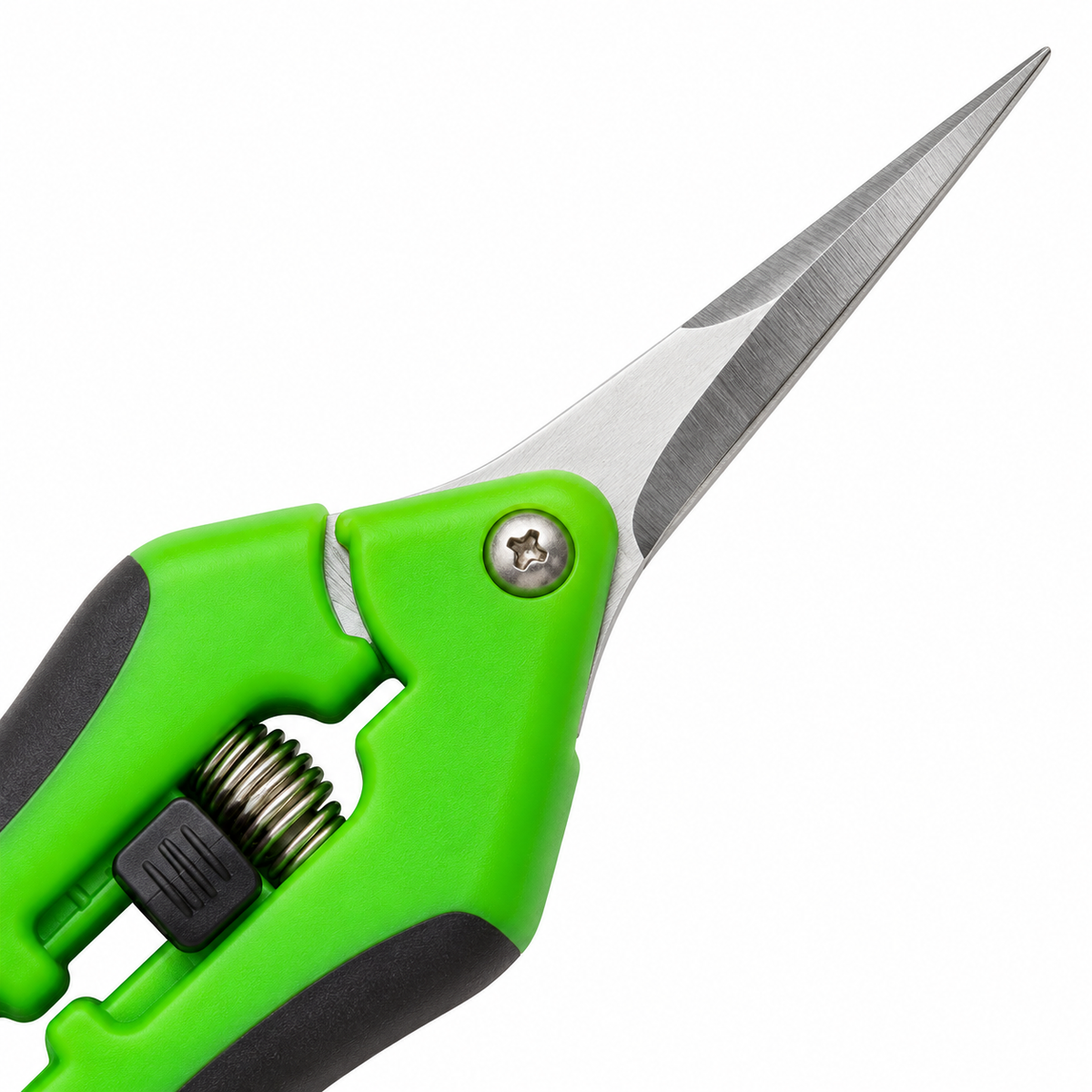 Rotatech trimming snips – blade and pivot close-up