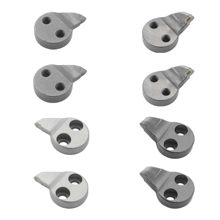 Rotatech Stump Grinding Teeth to fit Danequip 15PP using Round Teeth - Full set of 8 Rotatech