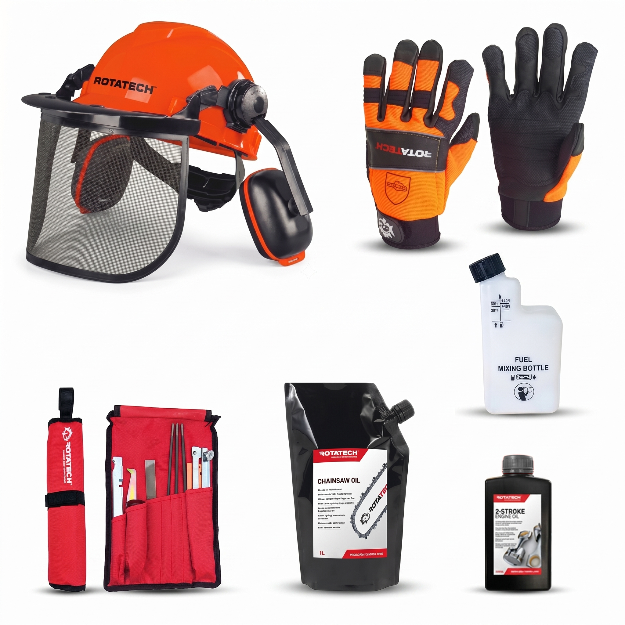 Rotatech Chainsaw PPE & Maintenance Kit Rotatech