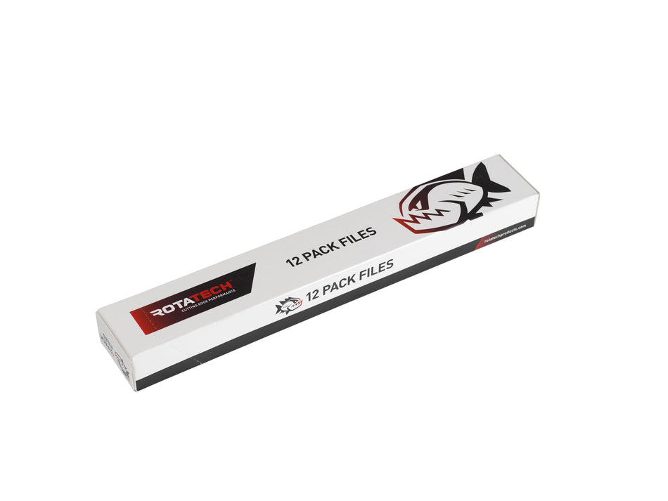 Round Chainsaw Files 5/32" Pack Of 12 Rotatech 