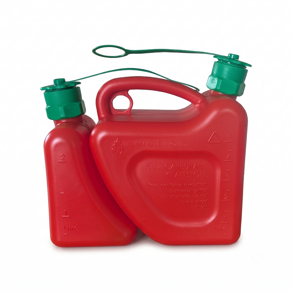 Combi Can Complete with Green No-Spill Spout Rotatech