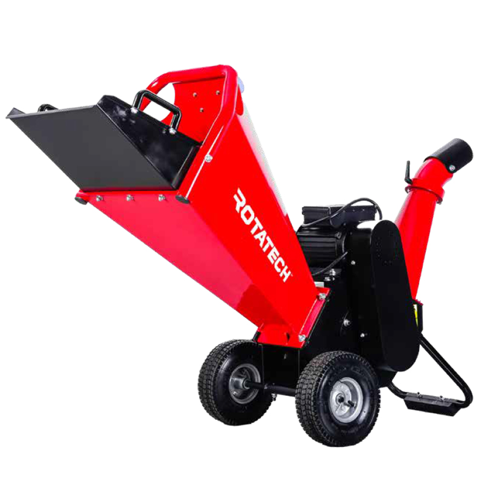 Rotatech 7HE Electric Wood Chipper - Powerful & Compact