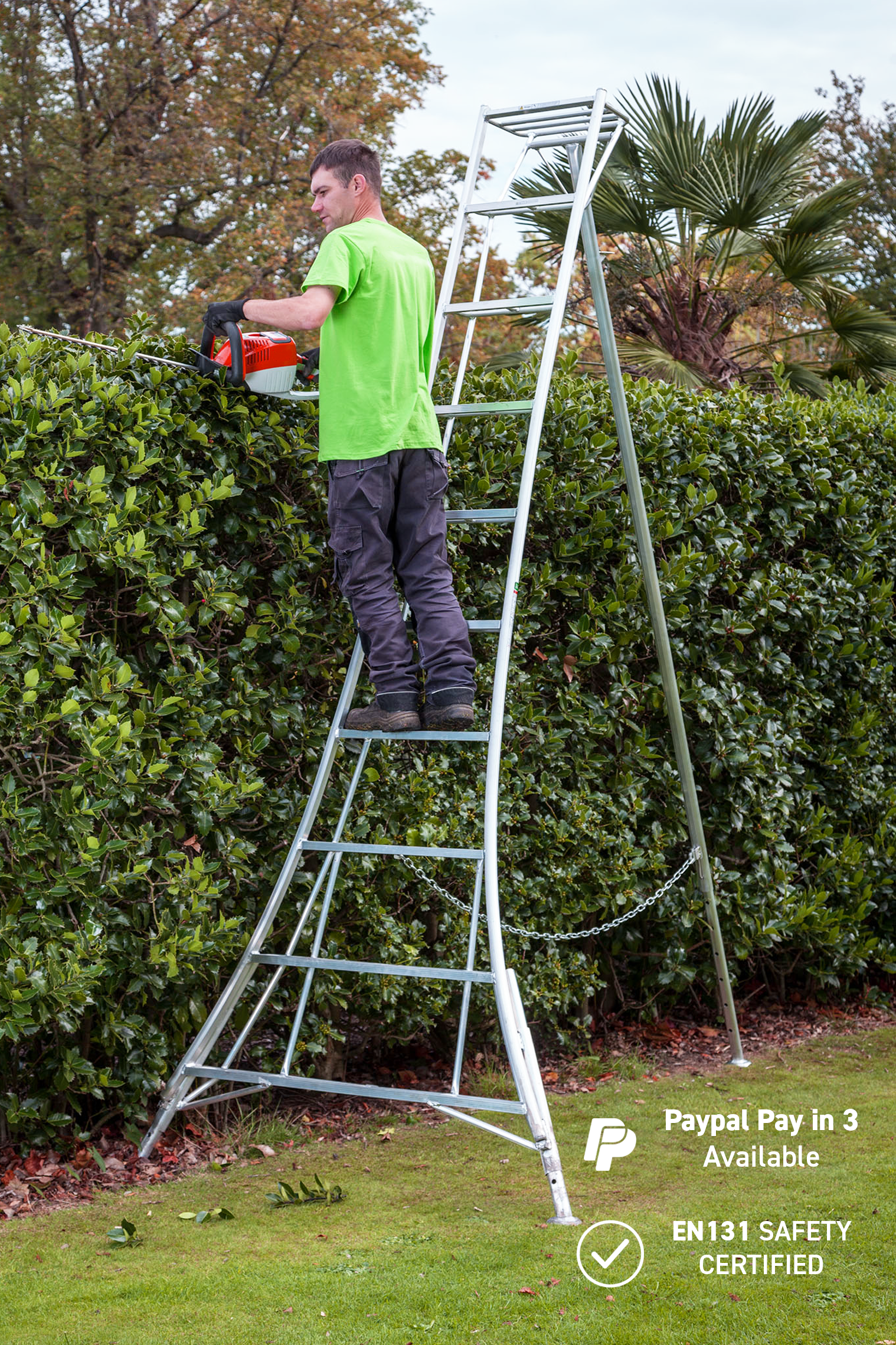 Crown 3 Leg Adjustable Tripod Ladders