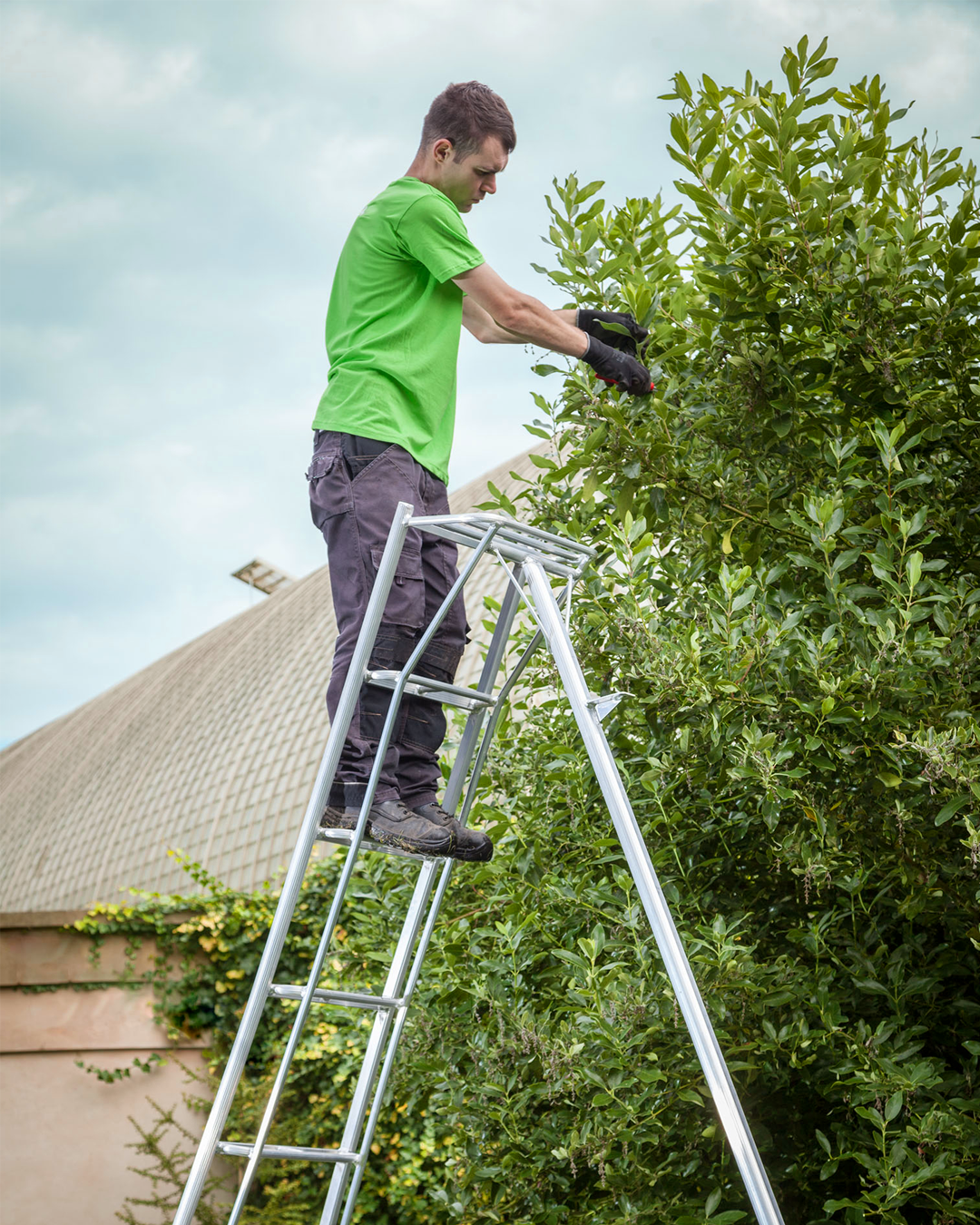 Crown 3 Leg Adjustable Tripod Ladders