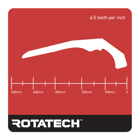 Curved Pruning Saw with Plastic Handle - 6.5 teeth per inch